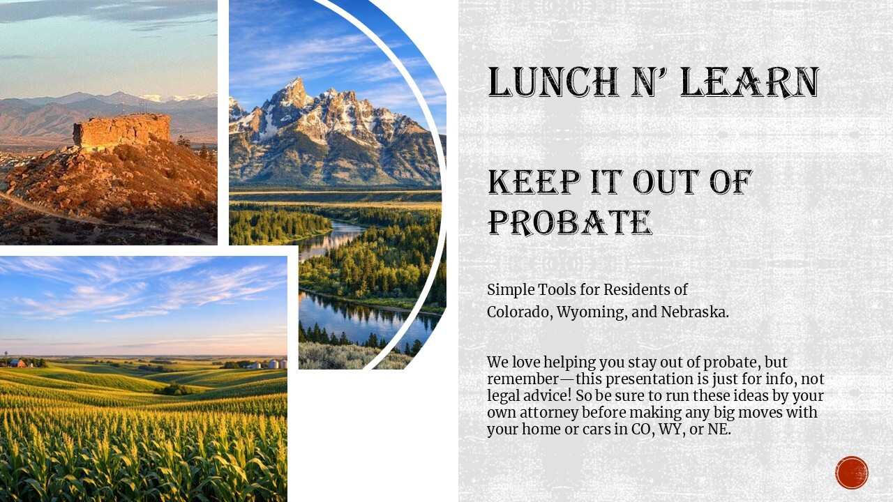 Pictures of CO WY and NE